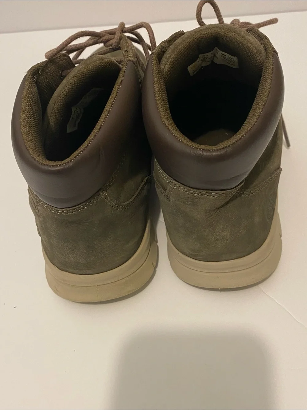 Timberland Olive Suede Chukka Boots